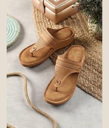 Liberty Beige Women's Thong Flip Flop