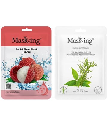 Masking - Anti-Aging Sheet Mask for All Skin Type ( Pack of 2 )