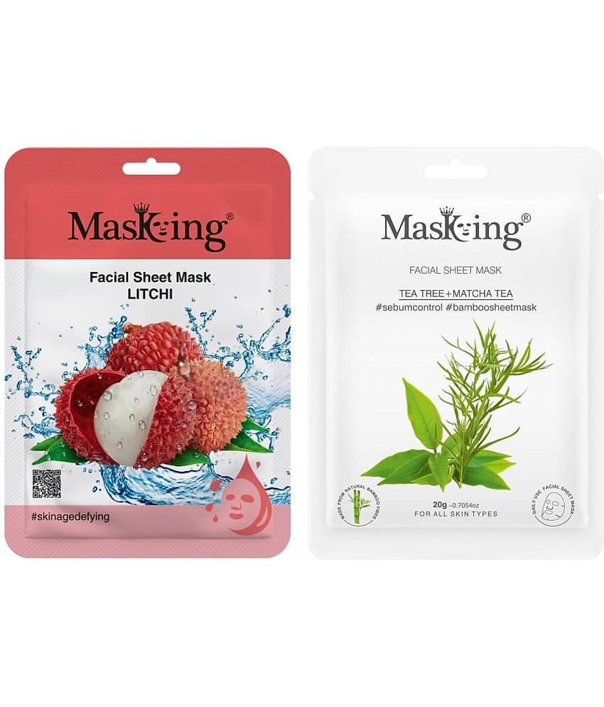 Masking - Anti-Aging Sheet Mask for All Skin Type ( Pack of 2 )