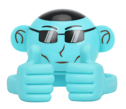 Promate Bluetooth Speaker, Portable Monkey Shape Multifunction Wireless Speaker