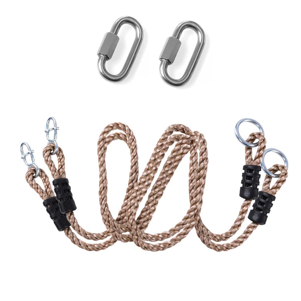 REZNOR Swing Rope Perfect Garden Swings for Children Outdoor Garden Swings for Children Kids Swings for Garden 12 feet Pair of Ropes (pack of 2)