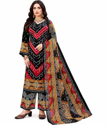 Tendisha Women's Crepe Unstitched Salwar Suit