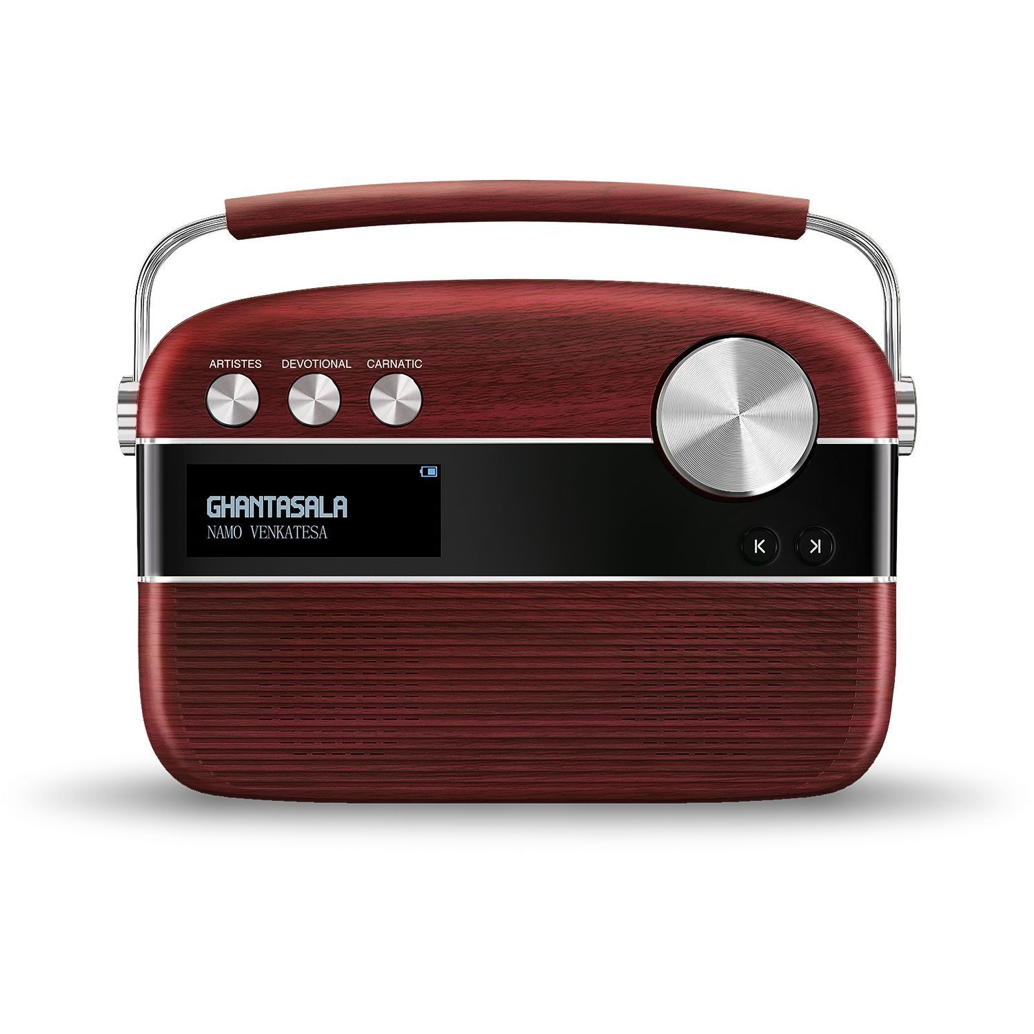 Saregama Carvaan Telugu - Portable Music Player with 5000 Preloaded Songs, FM/BT/AUX
