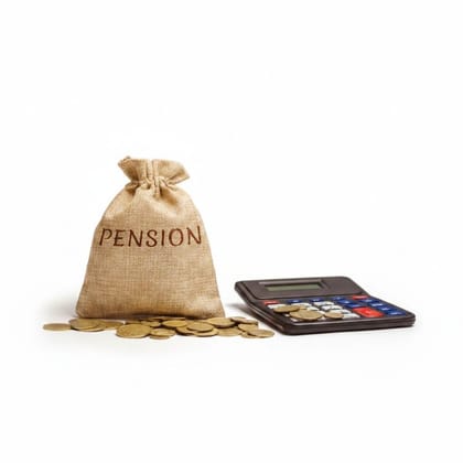 Pension Savings Pouch with Calculator