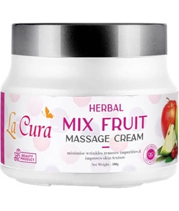 La Cura Mix Fruit Massage Cream Hydration Booster 500 gm gm