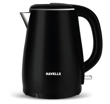 Havells Electric Kettle Altro 1250 Watts 1.5 liters, Double Layered Cool Touch Outer Body | 304 Rust Resistant SS Inner Body with Auto Shut Off