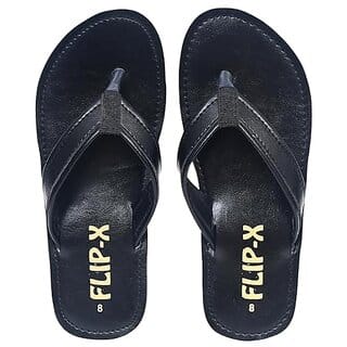 LEACO Men Slippers By Flip X - Leatherette Comfortable, Stylish, Durable, Non-Slip Slippers For Men.
