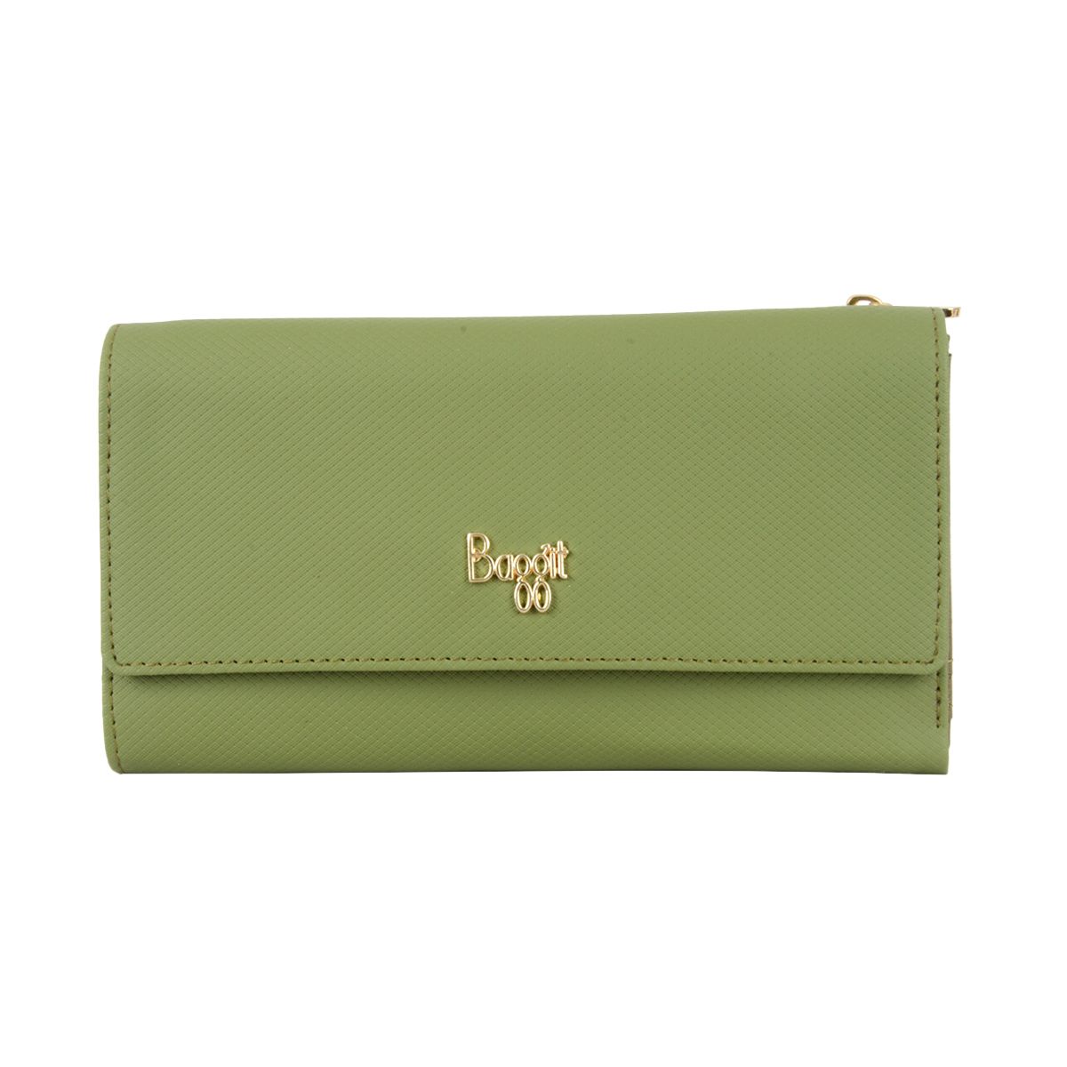GLEAM WALLETS 3 FOLD L OLIVE