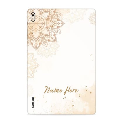 Wrapcart Indic Custom Name Tab Skin | Vinyl Tablet Skin for Samsung Galaxy & Lenovo Tabs