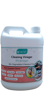 Tidy Fox Cleaning Vinegar / All Purpose Cleaner / 8% Vinegar / 5 litre