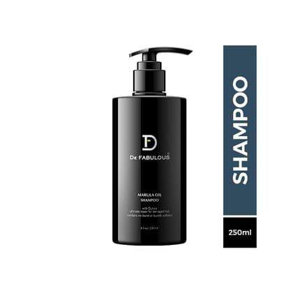 De Fabulous Marula Oil Shampoo - Nourishing And Shine Boosting Formula, 250 ml De Fabulous Marula Oil Shampoo - Nourishing And Shine Boosting Formula, 250 ml