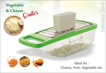 DHRUVINSRI 3-in-1 Cheese Grater/Slicer/Chopper with Stainless Steel – Ideal for Quick Cheese Prep and More DHRUVINSRI 3-in-1 Cheese Grater/Slicer/Chopper with Stainless Steel – Ideal for Quick Cheese Prep and More