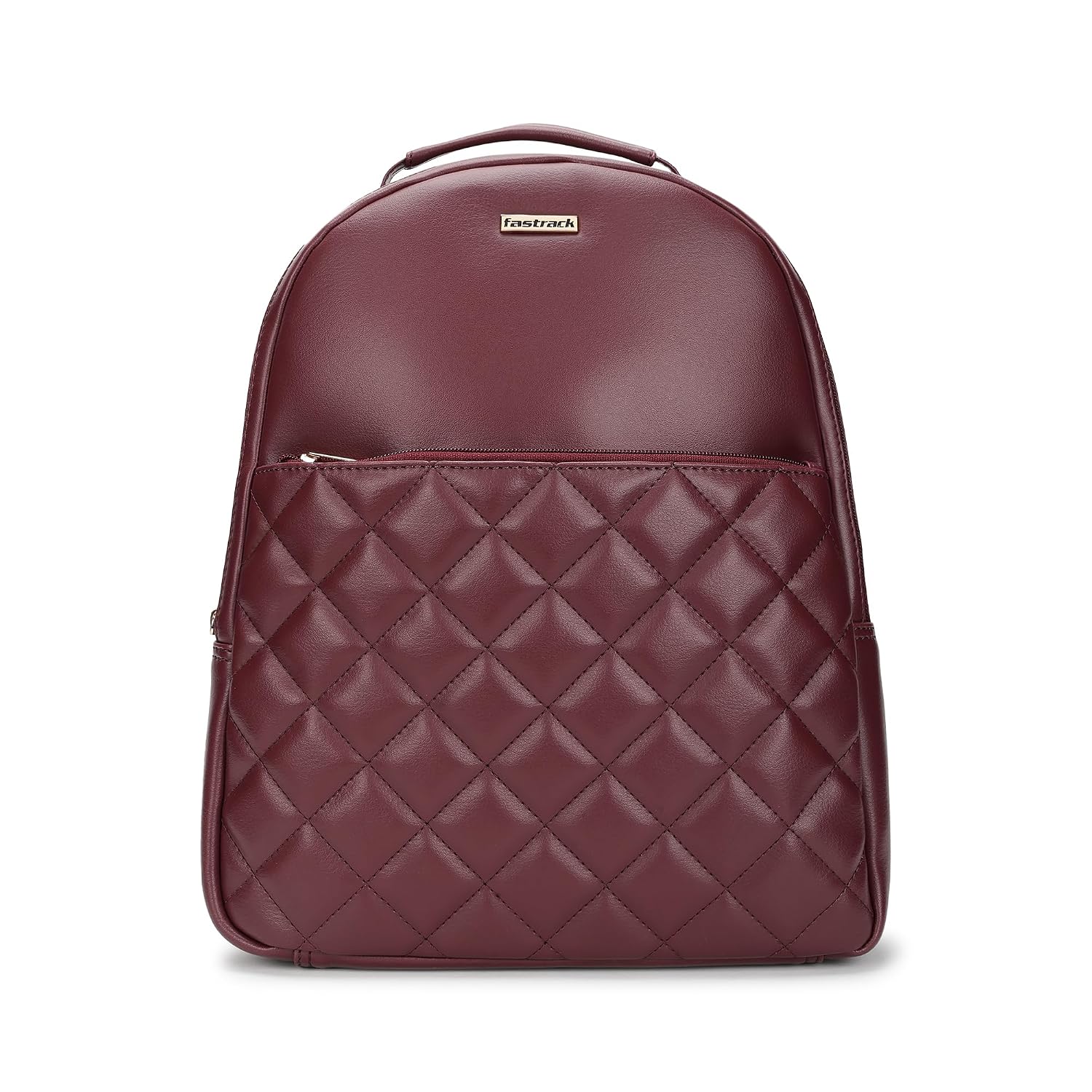 Puffup Backpack | Quilted Faux-Leather Backpack For Women | Compact Bag with Tablet Sleeve & Utility Pockets