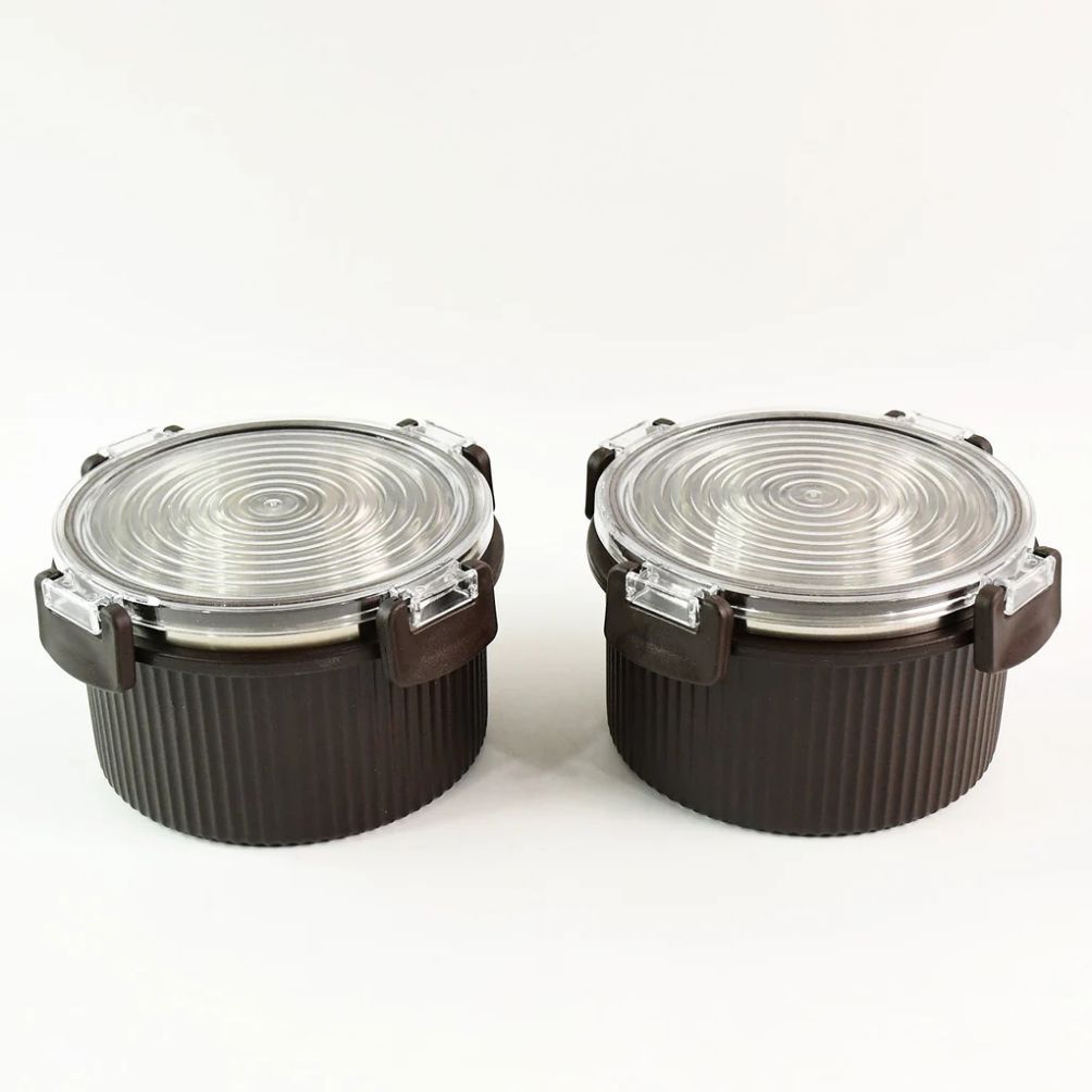 Apex Rustic Jar Set - 2 Pcs, 450 Ml Each Approx