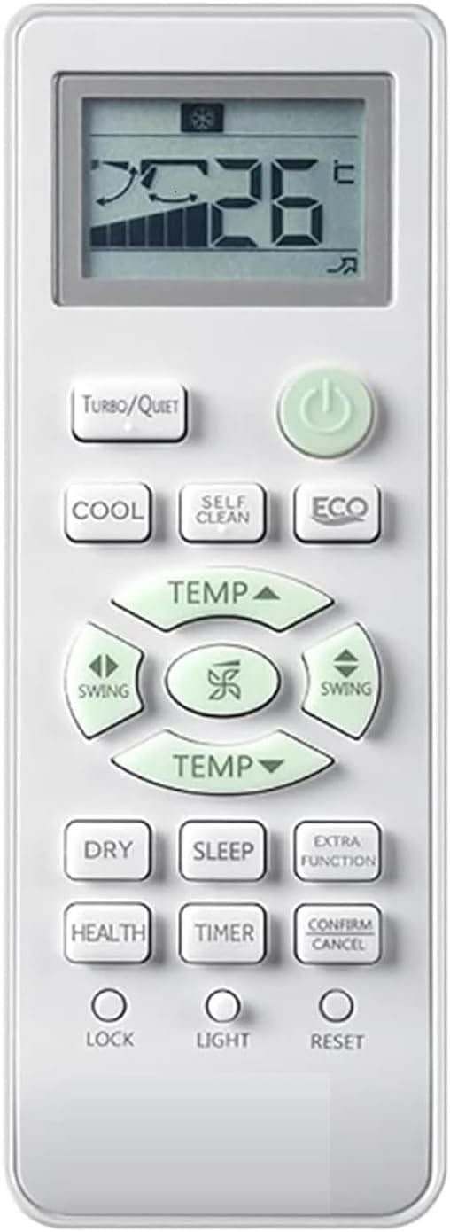 Haier AC Remote Compatible for Haier Twin/Dual Inverter Split AC Remote 1.5 Ton (Work Only When Your Old Remote Same