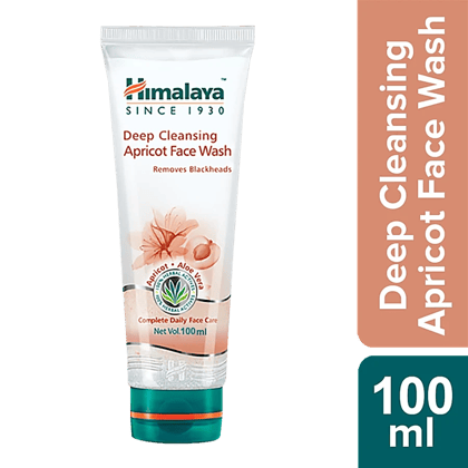 Himalaya Deep Cleansing Face Wash - Apricot & Aloe Vera, Complete Daily Face Care, 100% Herbal Actives, 100 Ml Himalaya Deep Cleansing Face Wash - Apricot & Aloe Vera, Complete Daily Face Care, 100% Herbal Actives, 100 Ml