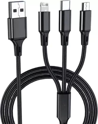 Champion 3-in-1 USB Charging Cable Type C, Lightning, Micro USB, Compatible with iPhone, iPad, Samsung, OnePlus, Mi, Oppo, Vivo, Xiaomi Champion 3-in-1 USB Charging Cable Type C, Lightning, Micro USB, Compatible with iPhone, iPad, Samsung, OnePlus, Mi, Oppo, Vivo, Xiaomi