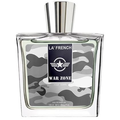 War Zone Perfume for Men 100ml | Long Lasting Citrus Fruity Woody Fragrance | Premium Eau De Parfum for Men | Bold & Powerful Masculine Scent