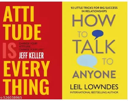 How To Talk To Anyone + Attitude Is Everything Combo Of 2 Books How To Talk To Anyone + Attitude Is Everything Combo Of 2 Books