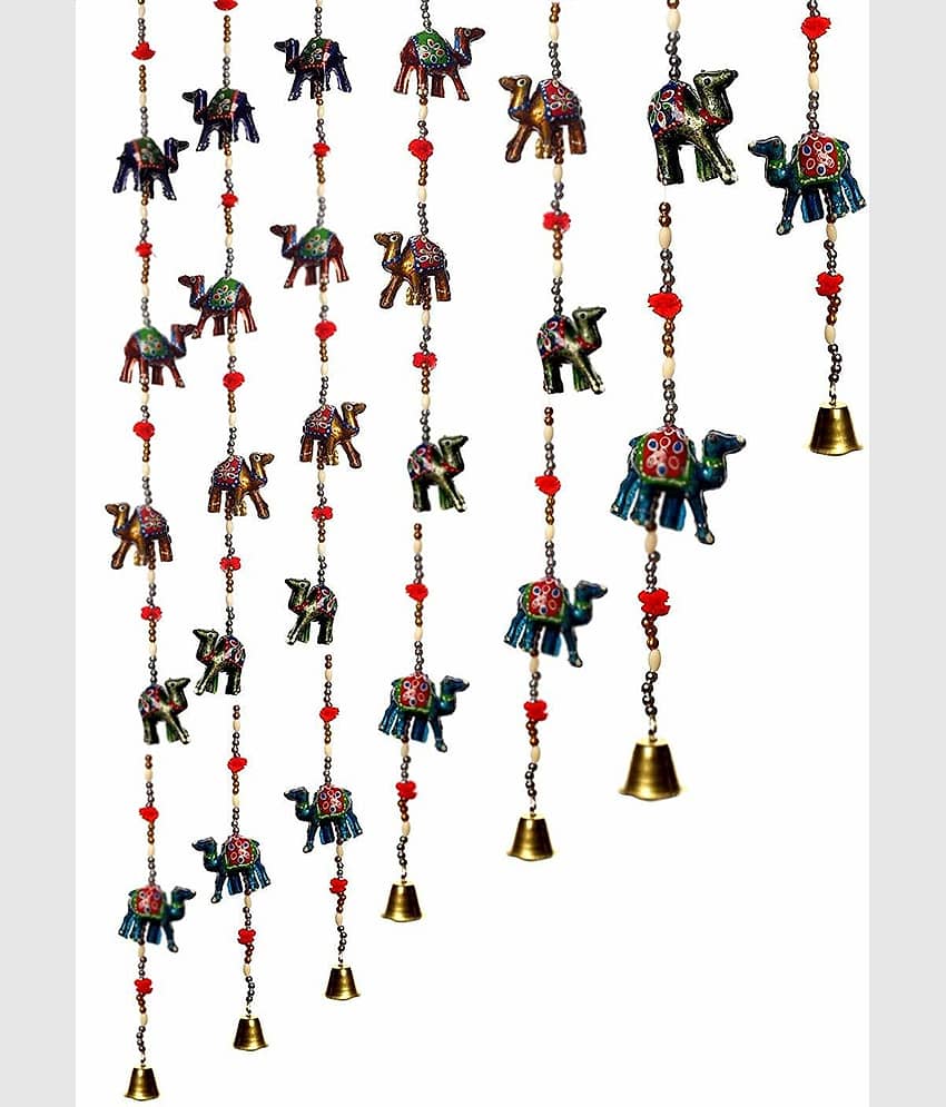 FASHION BIZZ Traditional Door Hanging 3 ft Multi ( Pack of 1 )