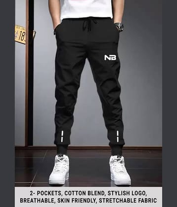 Lieo Trend Black Polyester Blend Men's Trackpants ( Pack of 1 )