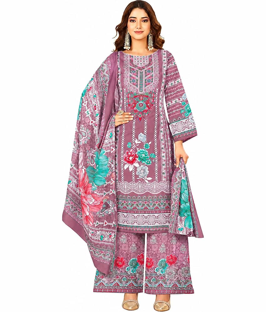 Tendisha Women's Crepe Unstitched Salwar Suit