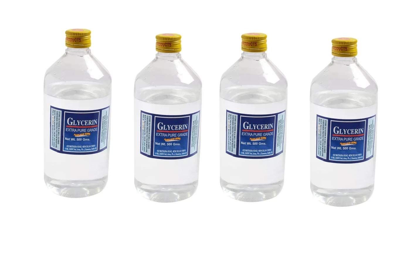 Elecsera 100% Pure Glycerin - Pack of 4 (400 g)