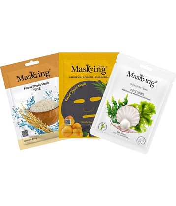 Masking - Skin Toning Sheet Mask for All Skin Type ( Pack of 3 )