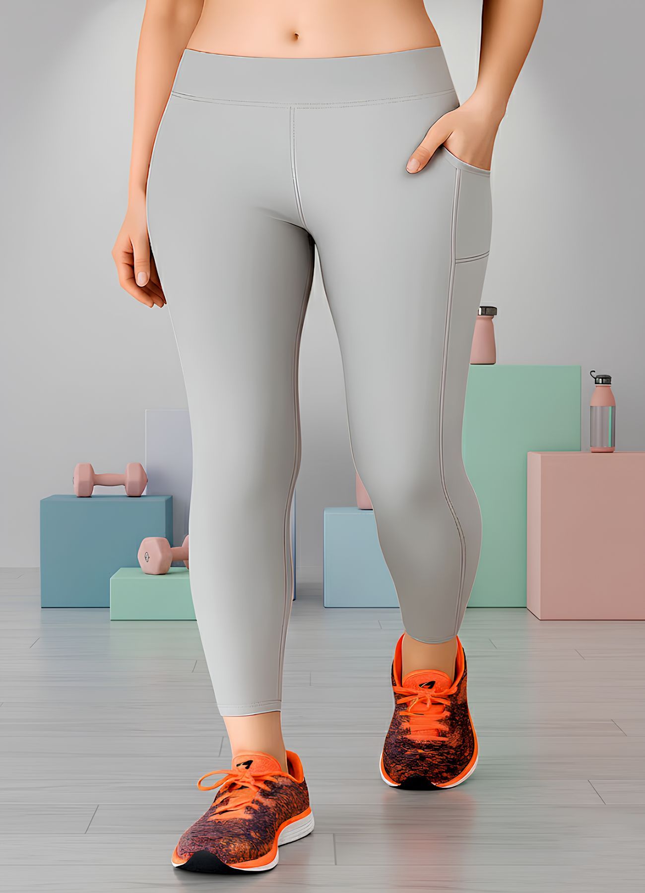 Premium Quality Women & Girls Sportswear Tights | Designed for Workout, Yoga Sessions, Gym Training, Running & Outdoor Fitness Activities | High Stretch Lycra