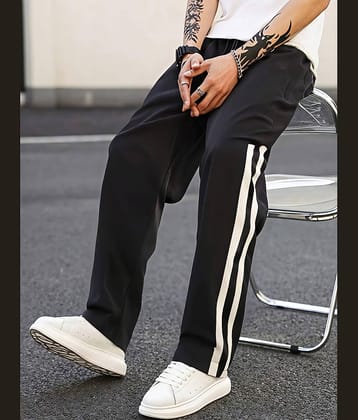 Forbro Black Polyester Men's Sports Trackpants ( Pack of 1 )