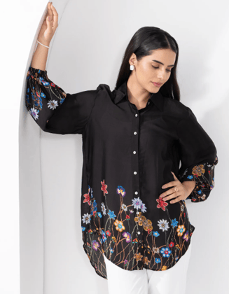 BLACK IREA GENUS SHIRT