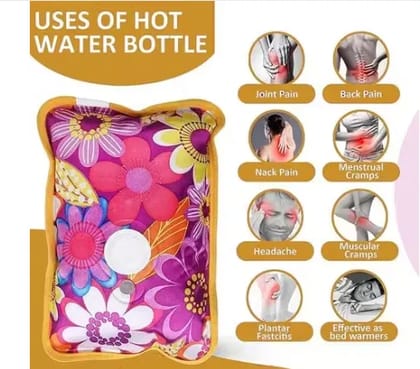 SG Electric Heating Gel Hot Water Bag for Pain Relief | Rechargeable Hot Bag for Back, Neck, Shoulder, Stomach & Joint Pain | Portable Reusable(Multicolor)