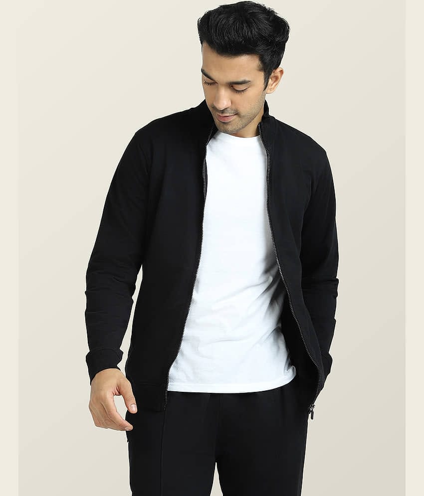 XYXX Cotton Blend Men's Casual Jacket - Black ( Pack of 1 )