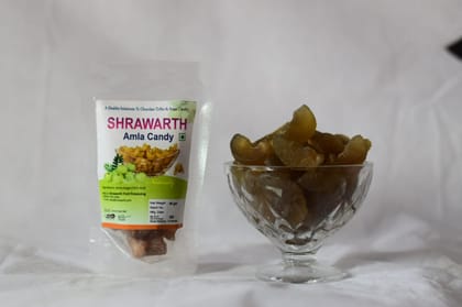 Shrawarth Fruit Processing Amla Candy | 500g | Natural & Tangy Sweet