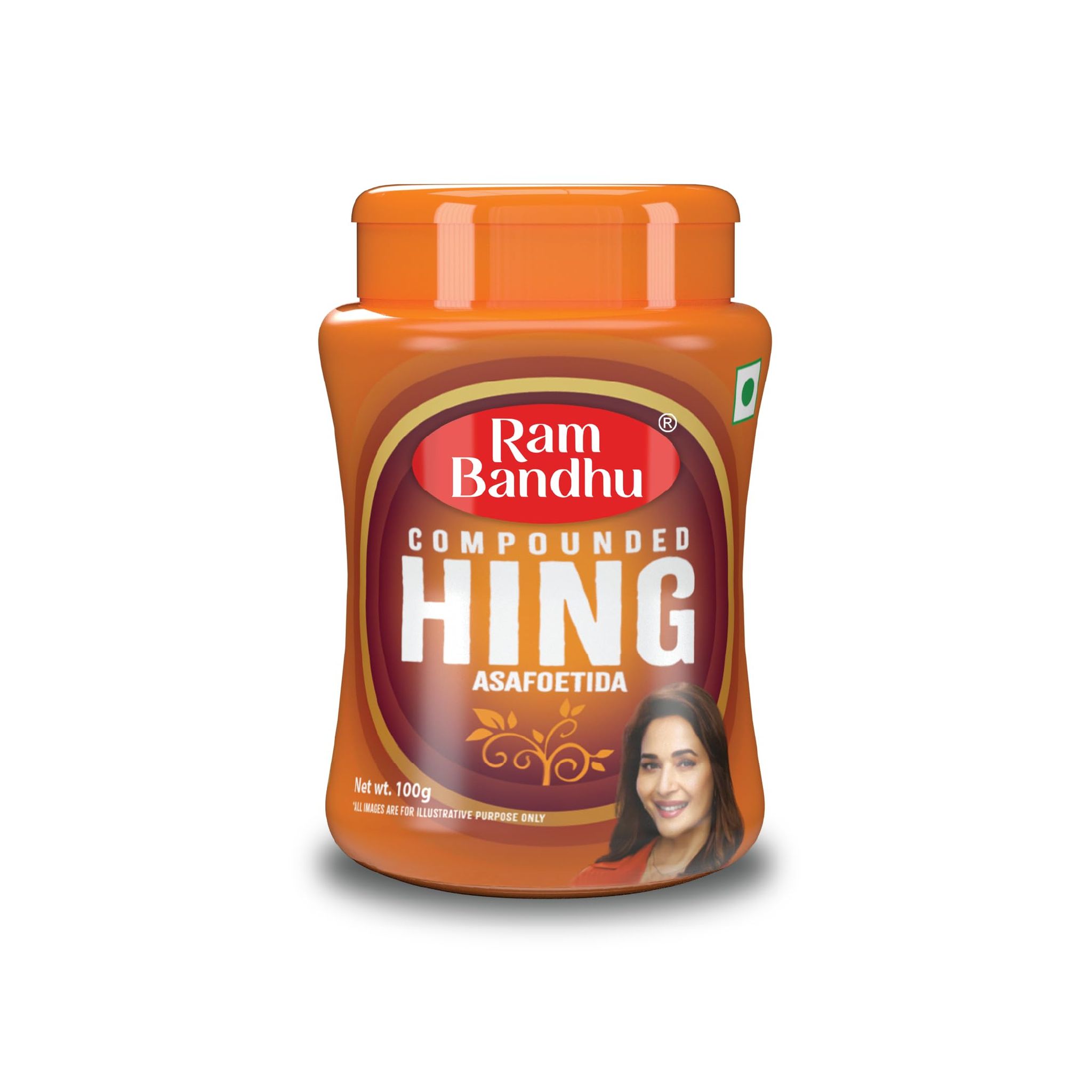 Ram Bandhu Compounded Hing Powder 50GM X 2 | Pack of 2 | brings a strong, aromatic flavor to your dishes | With two convenient dabbis in the pack | this essential spice enhances your cooking with authentic taste
