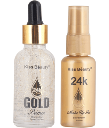 Kiss Beauty Makeup Primer & Face Makeup Setting Spray Pack of 2 100
