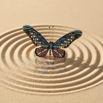 Elayne Vintage Butterfly Brooch
