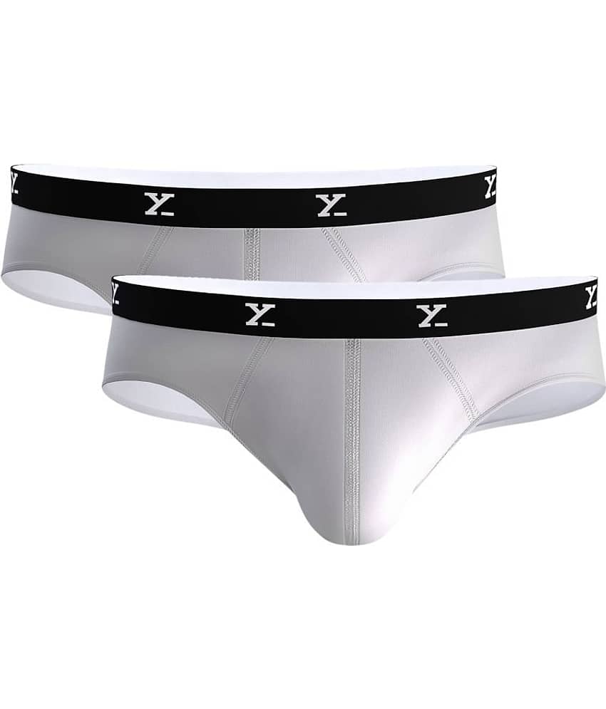 XYXX Pack of 2 Modal Trunks For Men's ( White )