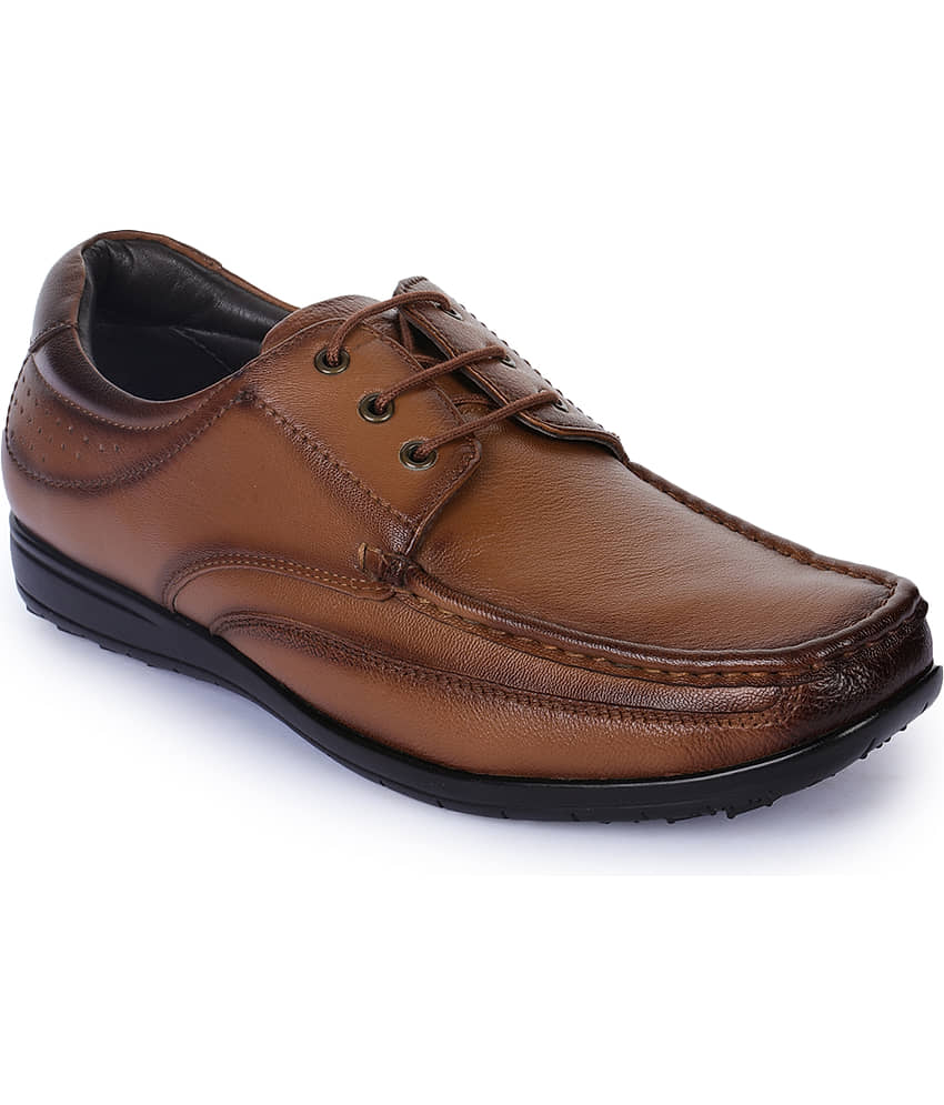 Liberty Tan Men's Derby Formal Shoes