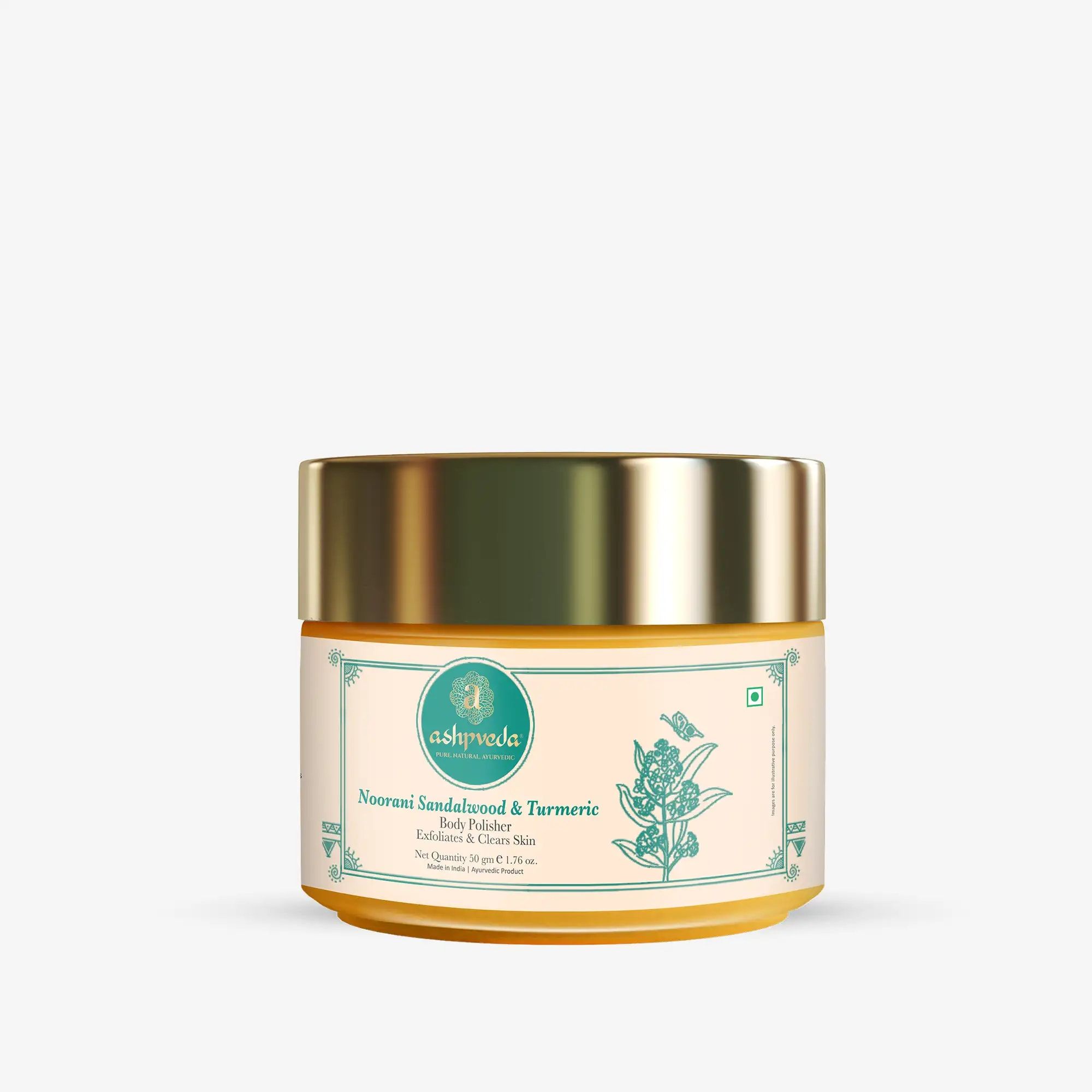 ashpveda Sandalwood and Turmeric Body Polisher