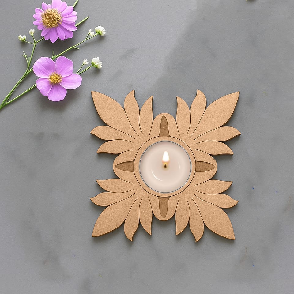 Dbeautify's Floral flower T Light Candle Holder