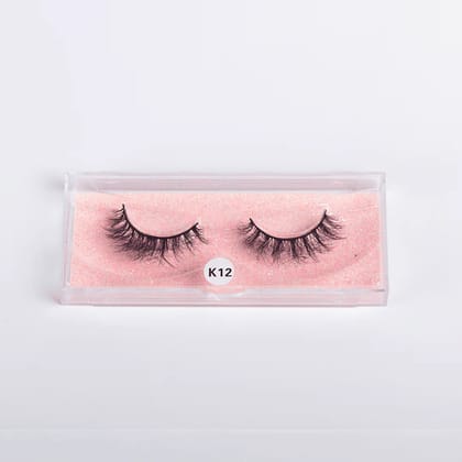 BOBI Reusable Waterproof 15mm Faux Mink Natural Fluffy Wispy Long Kickass 5D Volume Eyelashes - 1 Pair