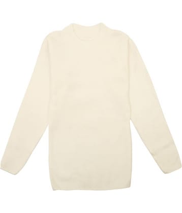 NEUVIN Pack of 1 Boys Woollen Blend Pullover Sweater ( Off White )