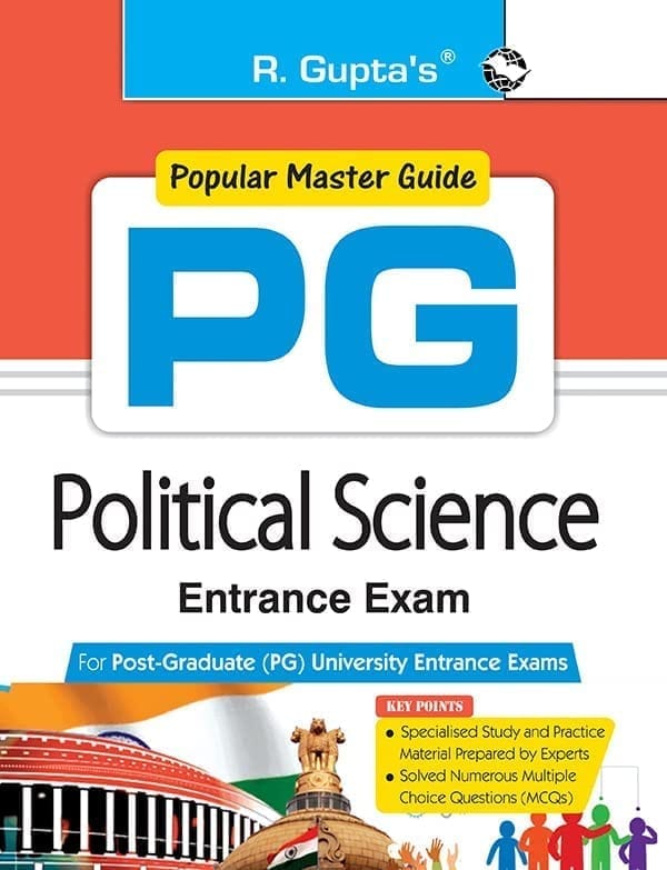 PG: POLITICAL SCIENCE Entrance Exam Guide [Paperback] [Sep 26, 2024] RPH Editorial Board