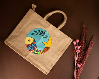 Handcrafted Eco-Friendly Jute Shopping Bag