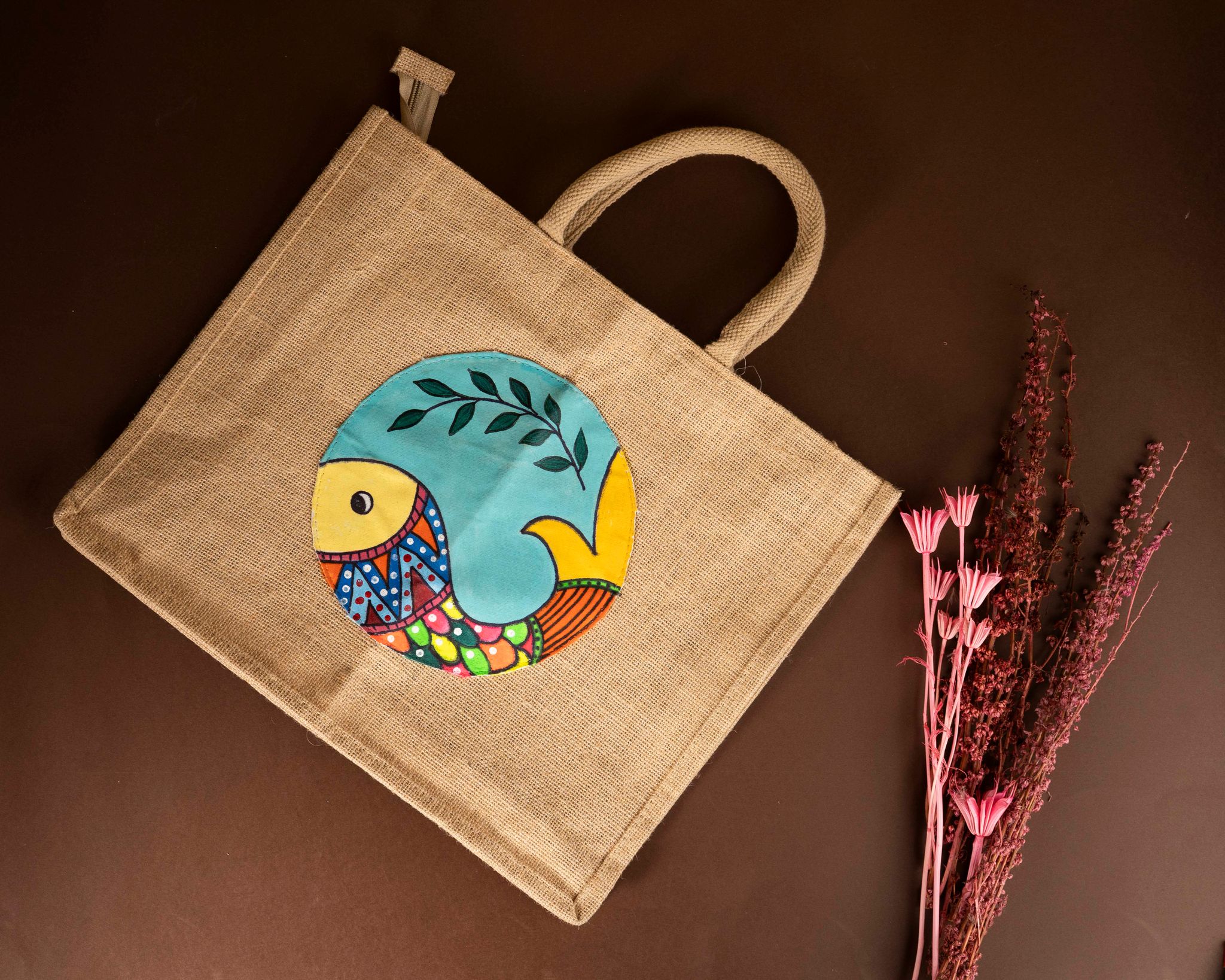 Handcrafted Eco-Friendly Jute Shopping Bag