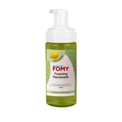 INTERCORP FOMY Antibacterial Soft Refreshing Foam Hand Wash, 160 ml (Baby Lemon)