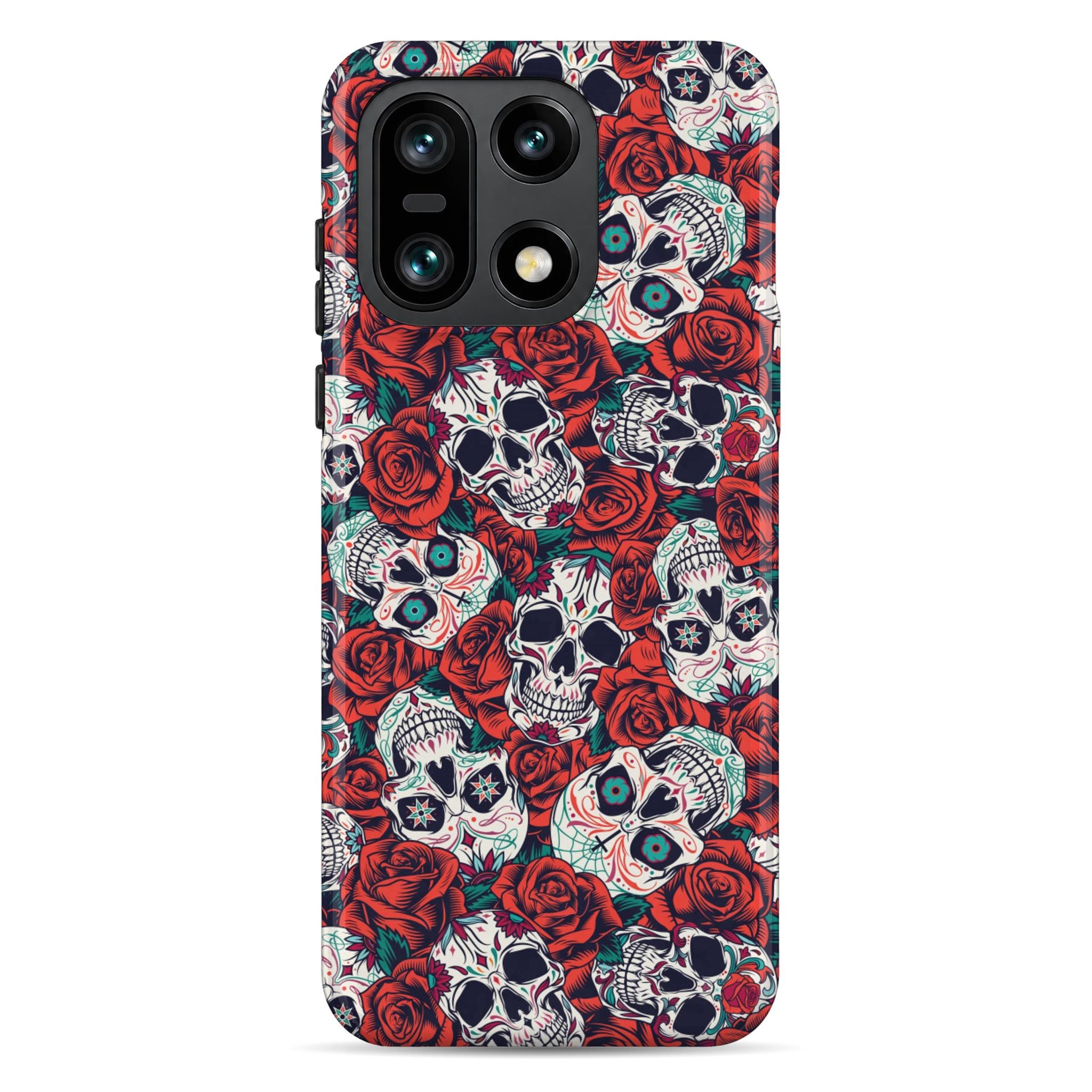 WrapCart Skull 1 Armour Mobile Case | Double Layer Shockproof Glossy