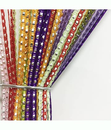 PINDIA Set of 2 Window Solid String Curtain