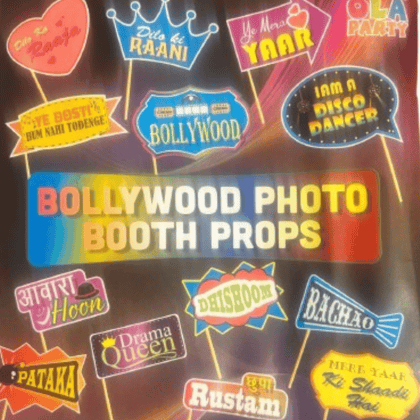 Bollywood Photo Props - 13PC